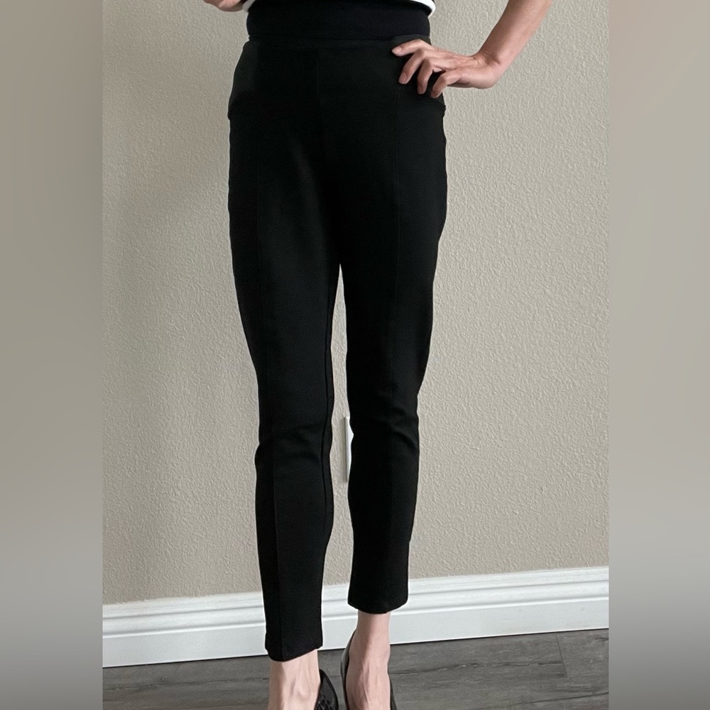 ZARA WOMEN ELASTIC SKINNY PANTS ANKLE
